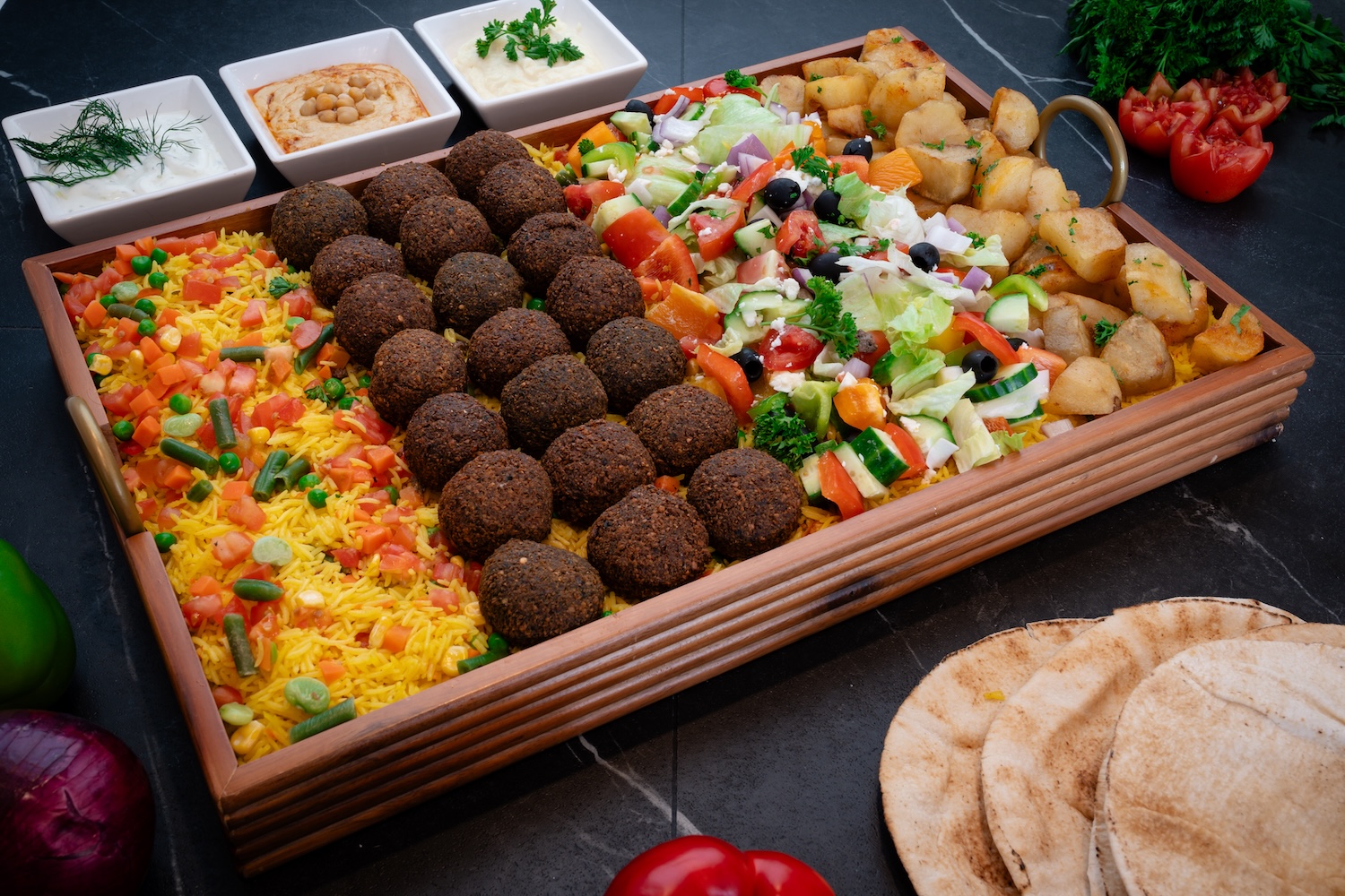 Veggie catering tray