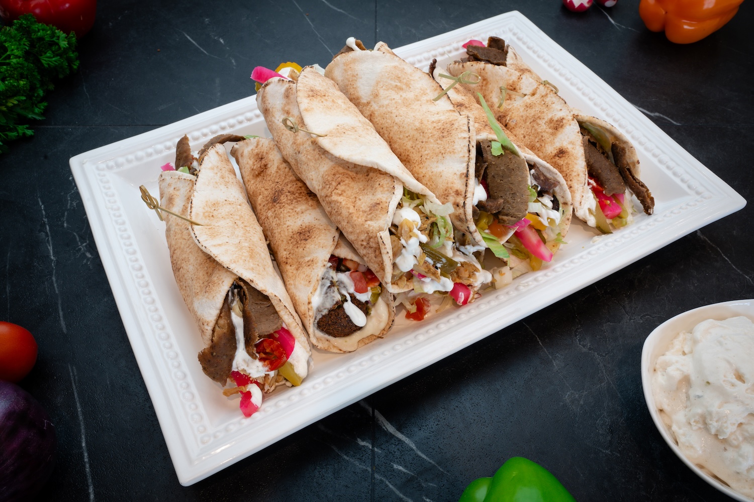 Sandwich wrap catering
