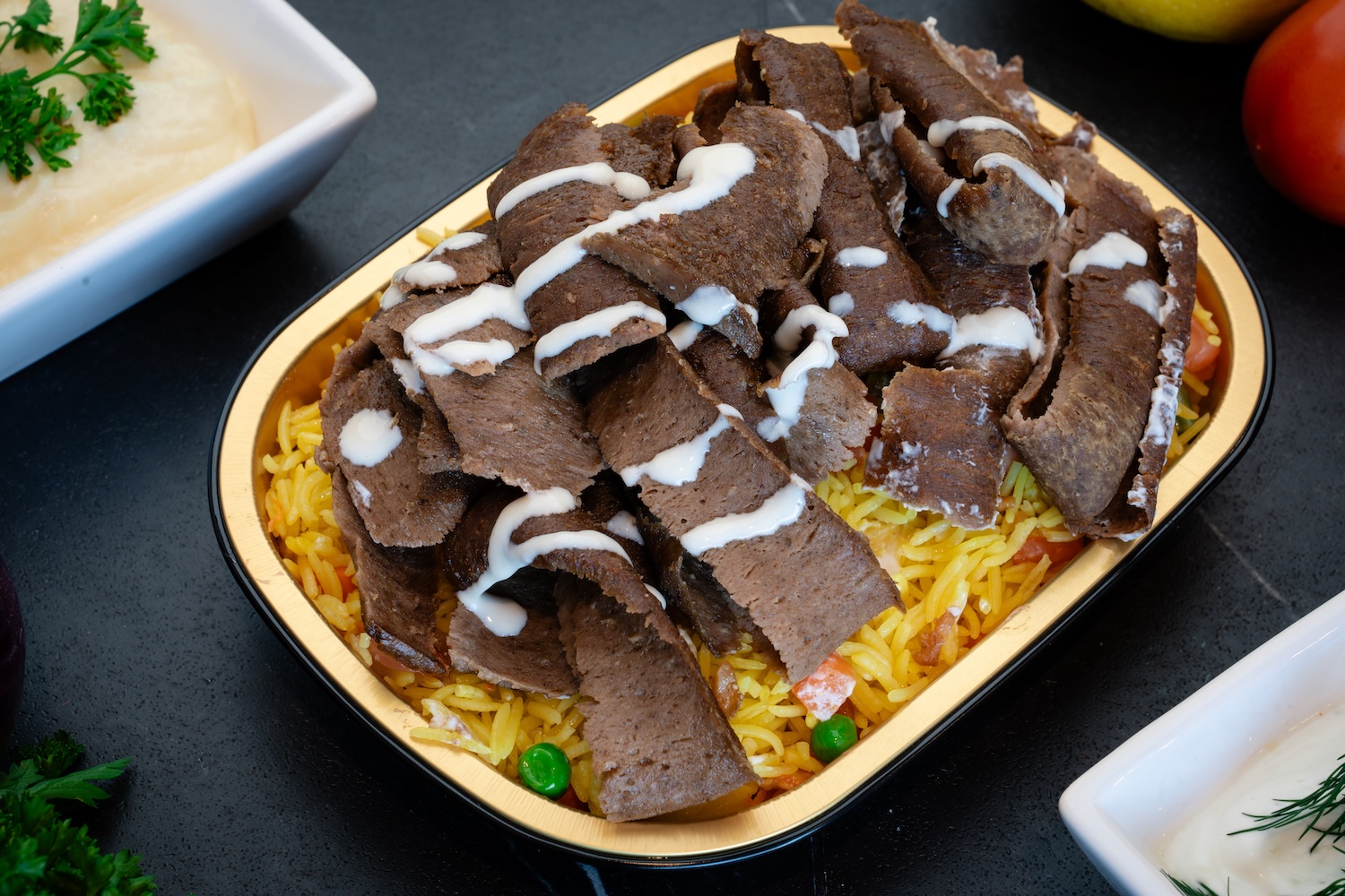 Beef Donair Rice Bowl