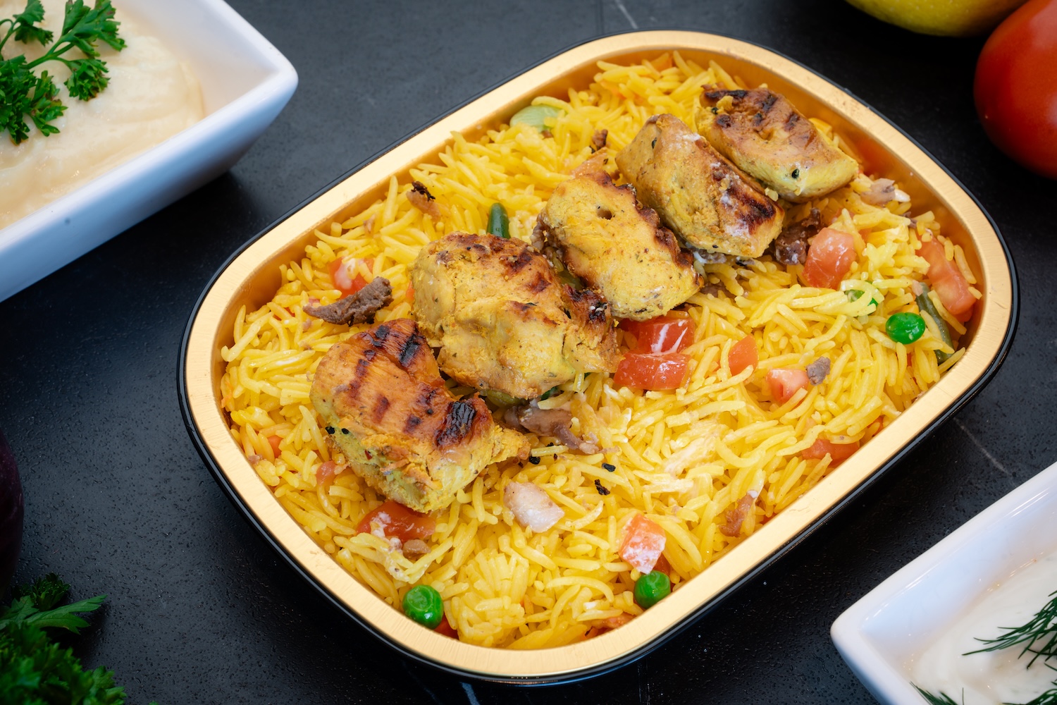 Chicken Tawook Kabab Rice Bowl