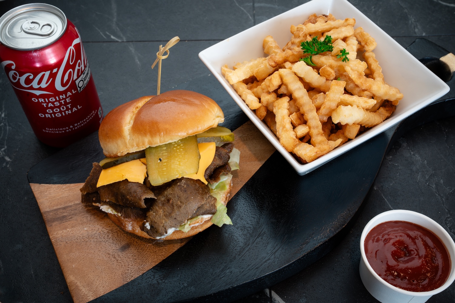 Beef Donair Burger