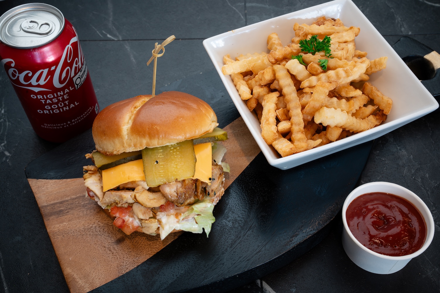 Chicken Shawarma Burger
