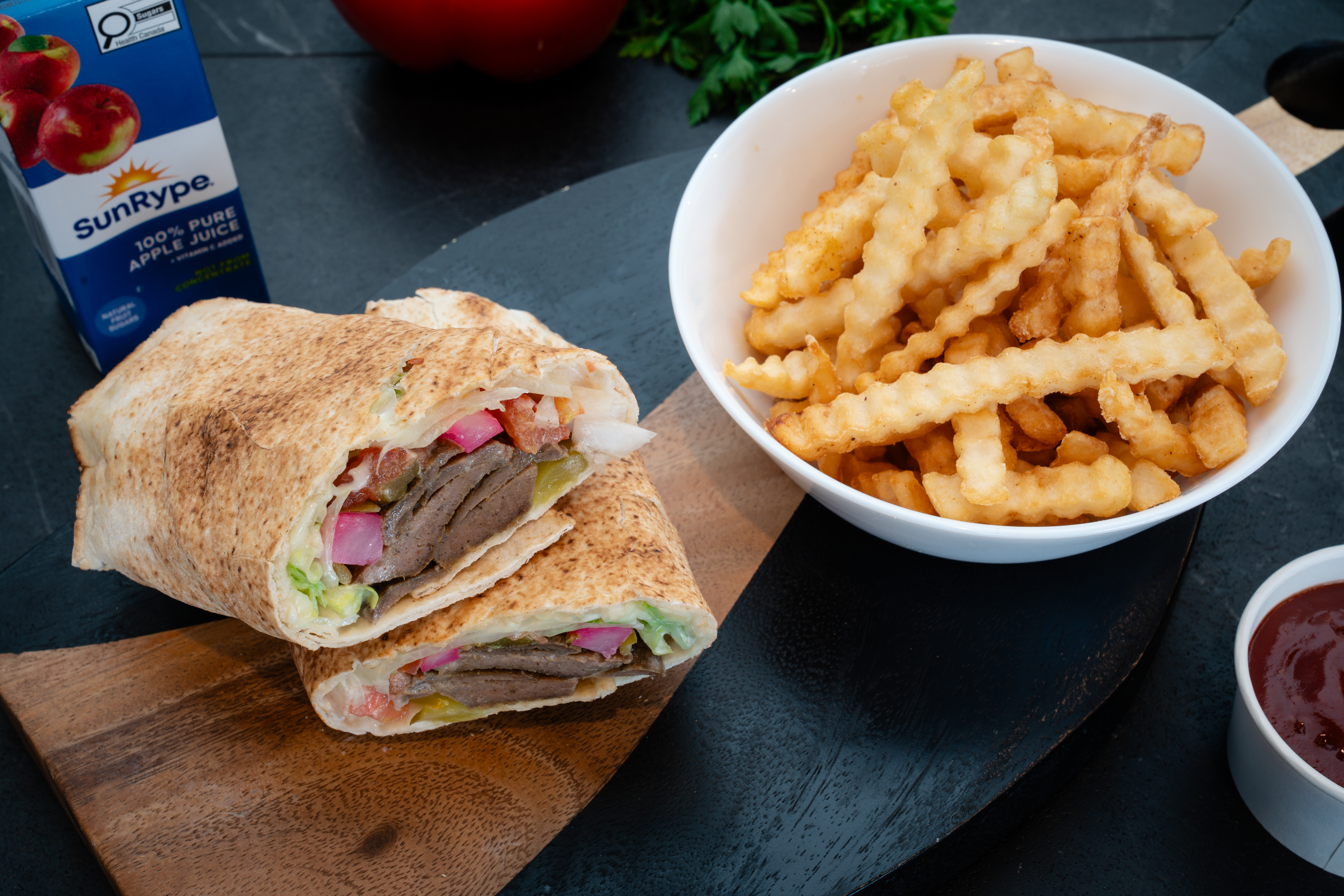 Kids Beef Donair Wrap