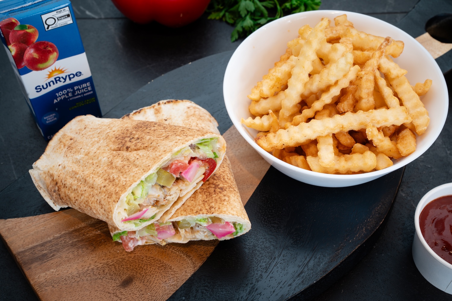 Kids Chicken Shawarma Wrap
