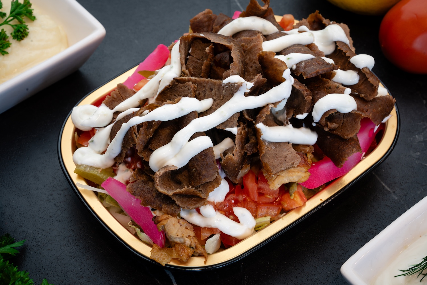 Beef Donair Salad Bowl