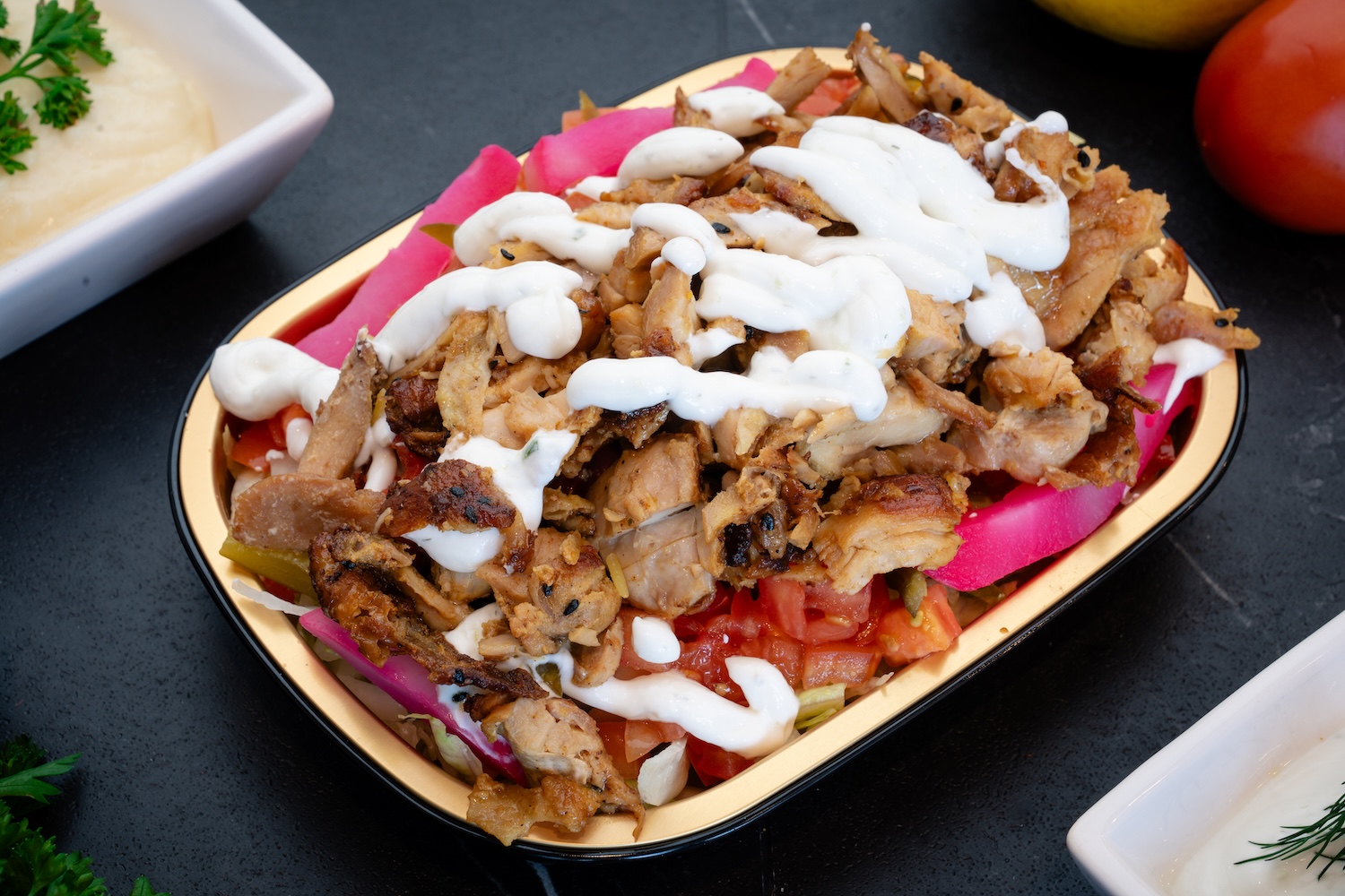 Chicken Shawarma Salad Bowl