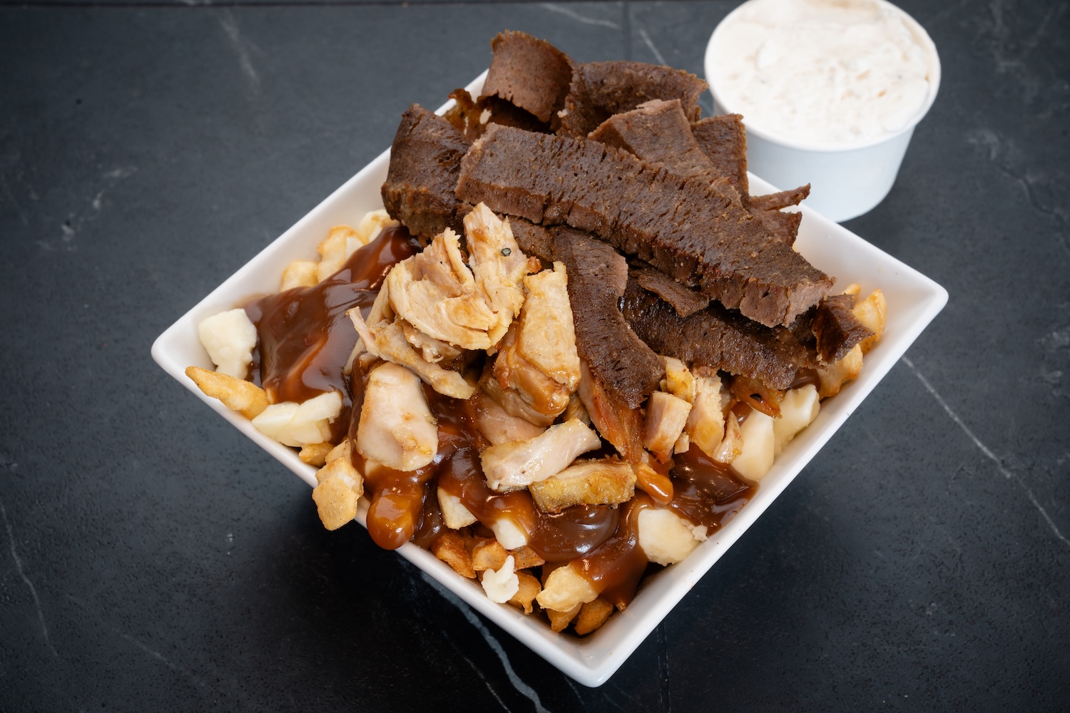 Mixed Beef & Chicken Shawarma Poutine